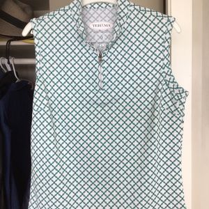 Tehama sleeveless golf/Pickkeball top (med)